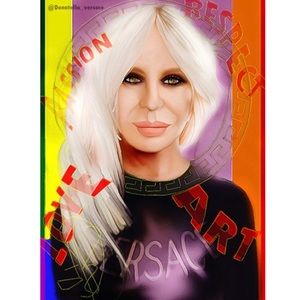 Painting Donatella Versace by DiegoValdez